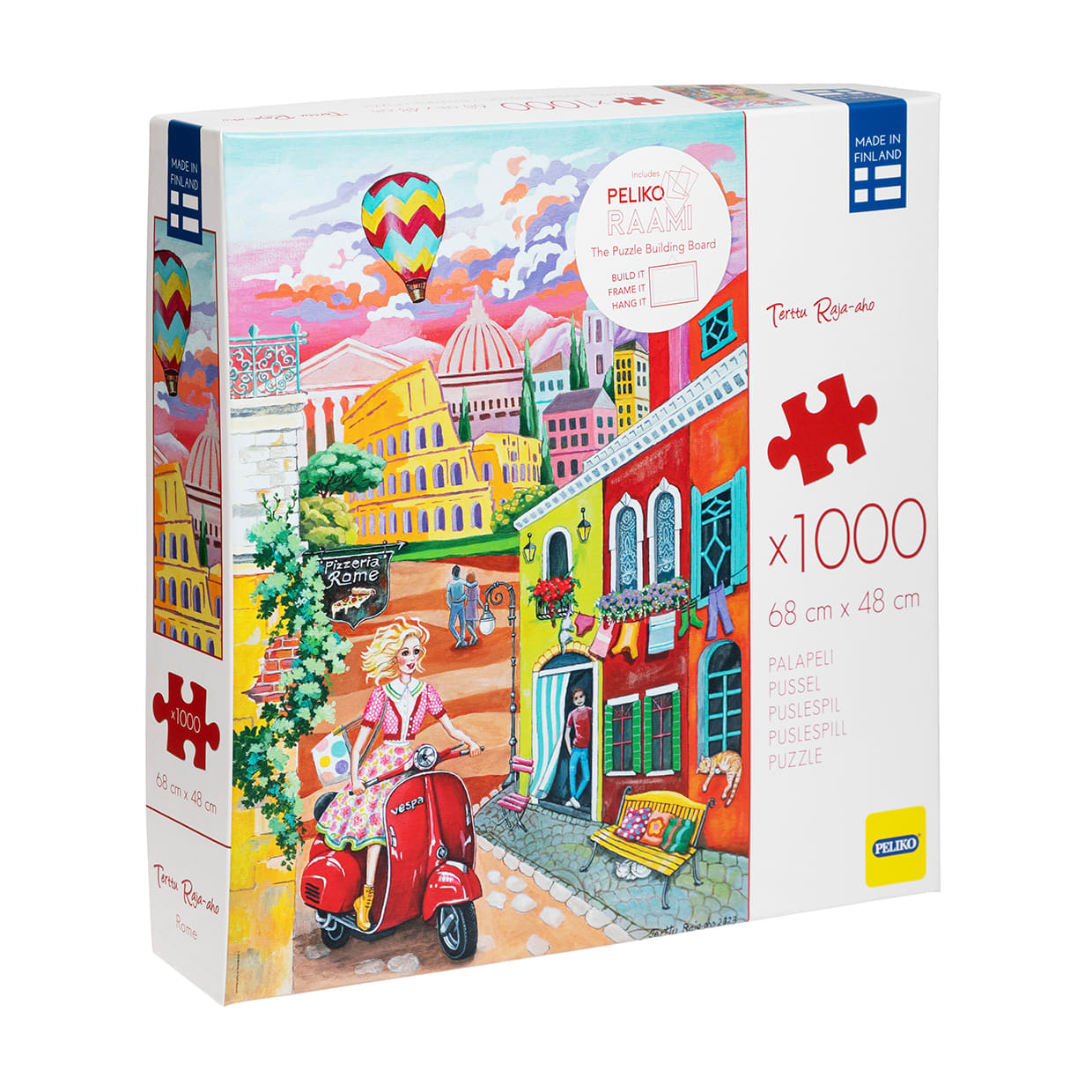 Peliko Jigsaw Puzzle 1000 Pieces Terttu Raja aho Rome Martinex peliko-jigsaw-puzzle-1000-pieces-terttu-raja-aho-rome-martinex